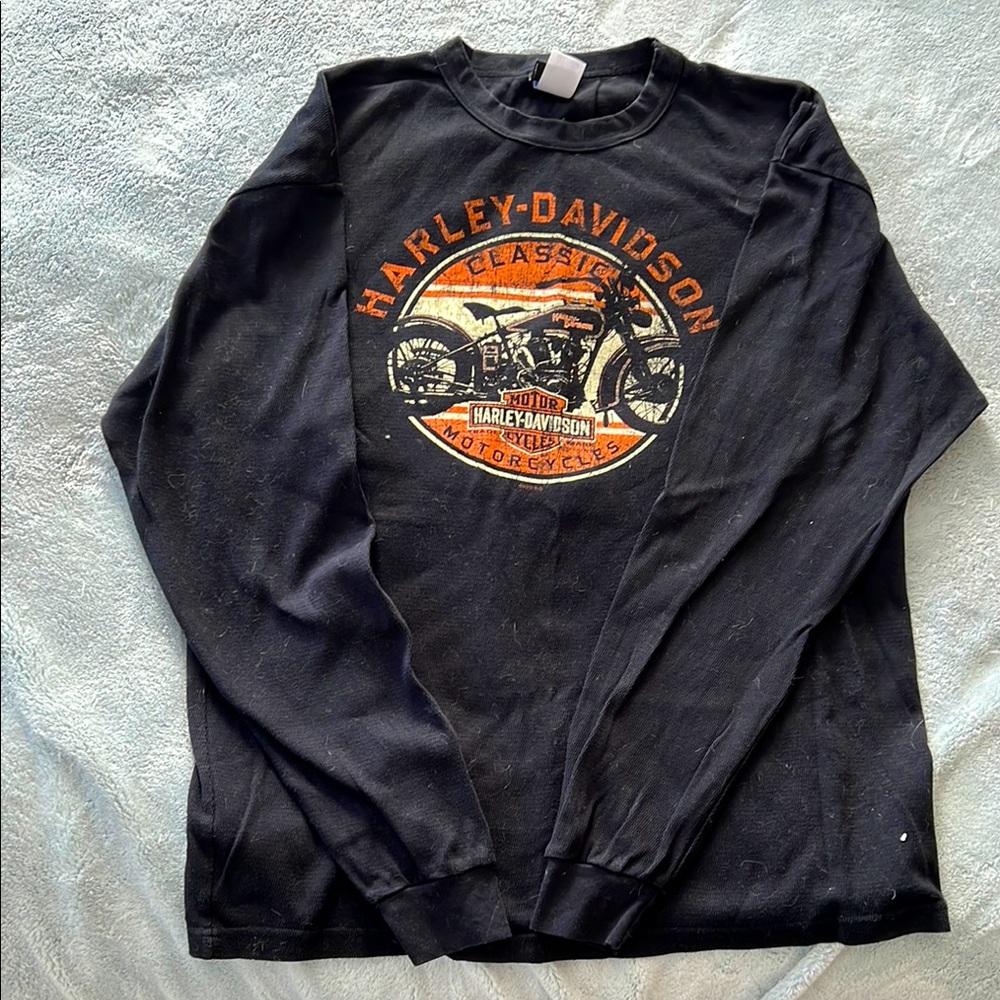 Harley-Davidson Black Long Sleeve Shirt